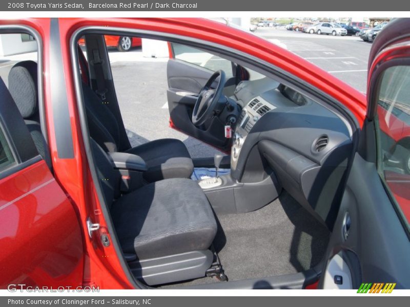 Barcelona Red Pearl / Dark Charcoal 2008 Toyota Yaris Sedan