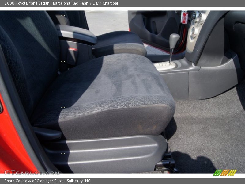 Barcelona Red Pearl / Dark Charcoal 2008 Toyota Yaris Sedan