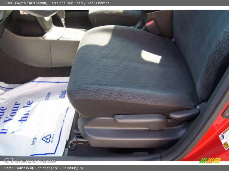 Barcelona Red Pearl / Dark Charcoal 2008 Toyota Yaris Sedan