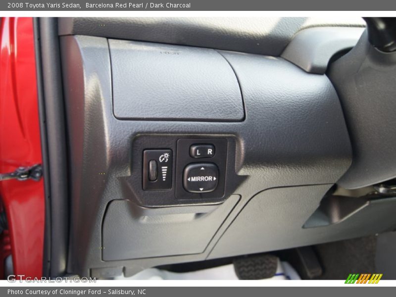 Barcelona Red Pearl / Dark Charcoal 2008 Toyota Yaris Sedan