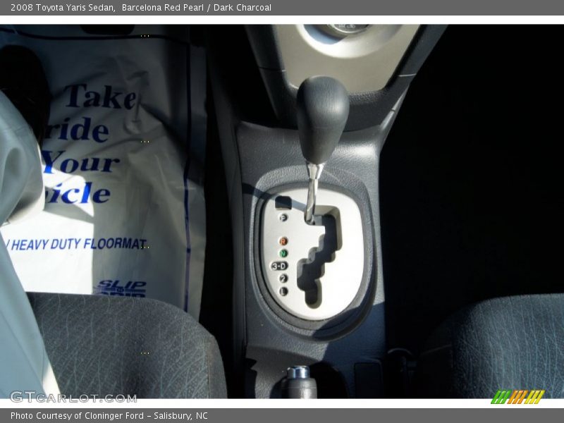 Barcelona Red Pearl / Dark Charcoal 2008 Toyota Yaris Sedan