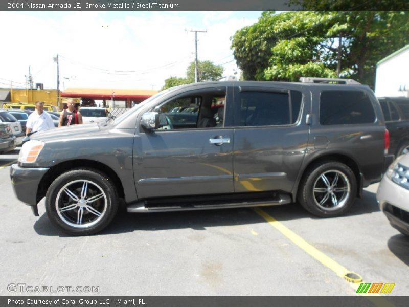 Smoke Metallic / Steel/Titanium 2004 Nissan Armada LE