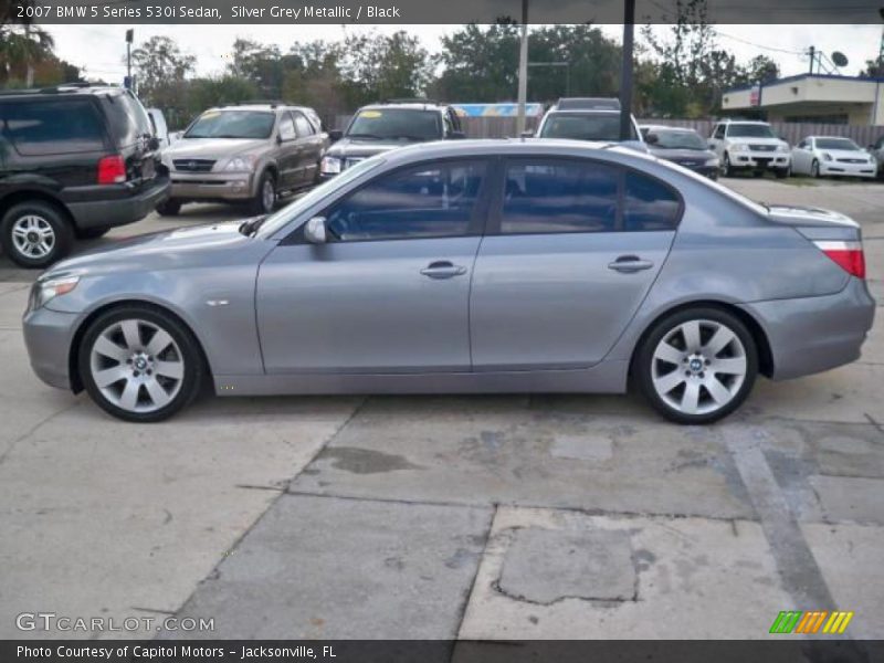  2007 5 Series 530i Sedan Silver Grey Metallic
