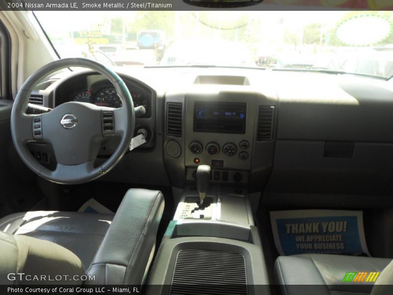 Smoke Metallic / Steel/Titanium 2004 Nissan Armada LE