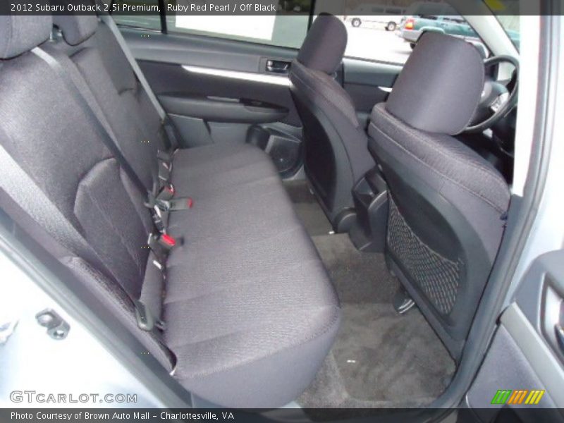 Ruby Red Pearl / Off Black 2012 Subaru Outback 2.5i Premium