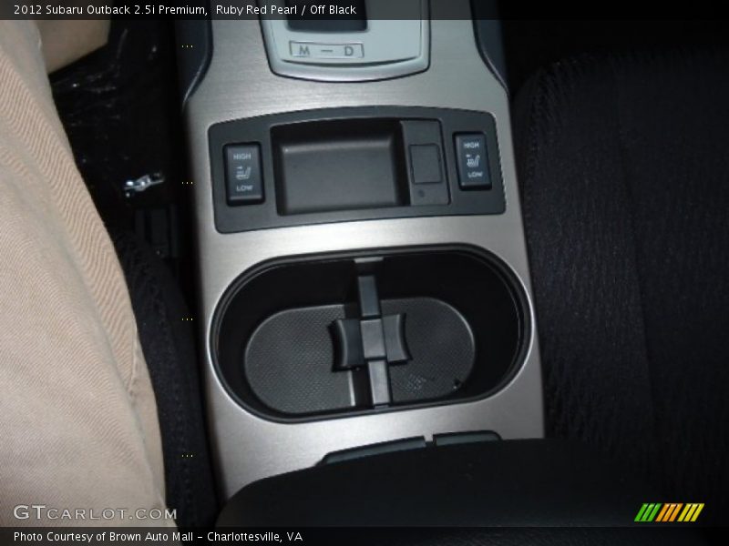 Ruby Red Pearl / Off Black 2012 Subaru Outback 2.5i Premium