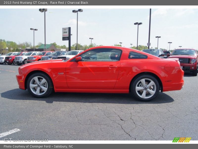Race Red / Charcoal Black 2013 Ford Mustang GT Coupe