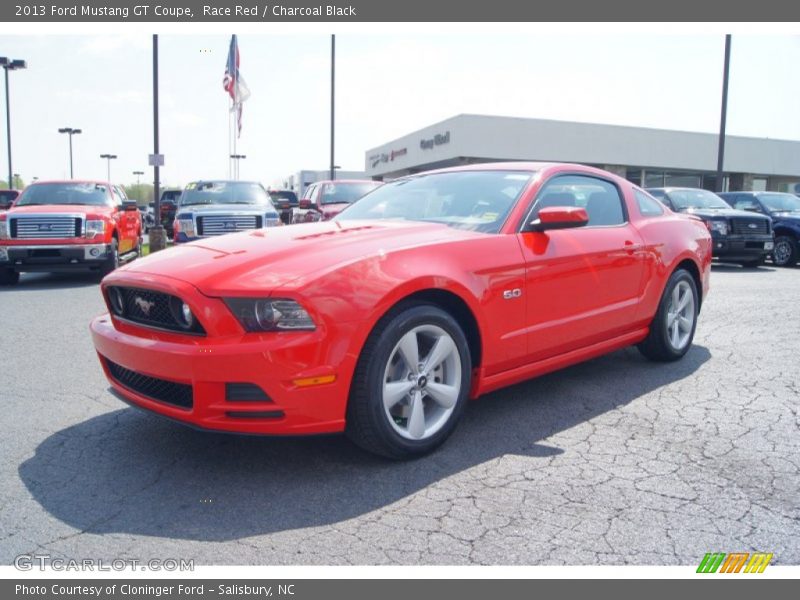 Race Red / Charcoal Black 2013 Ford Mustang GT Coupe