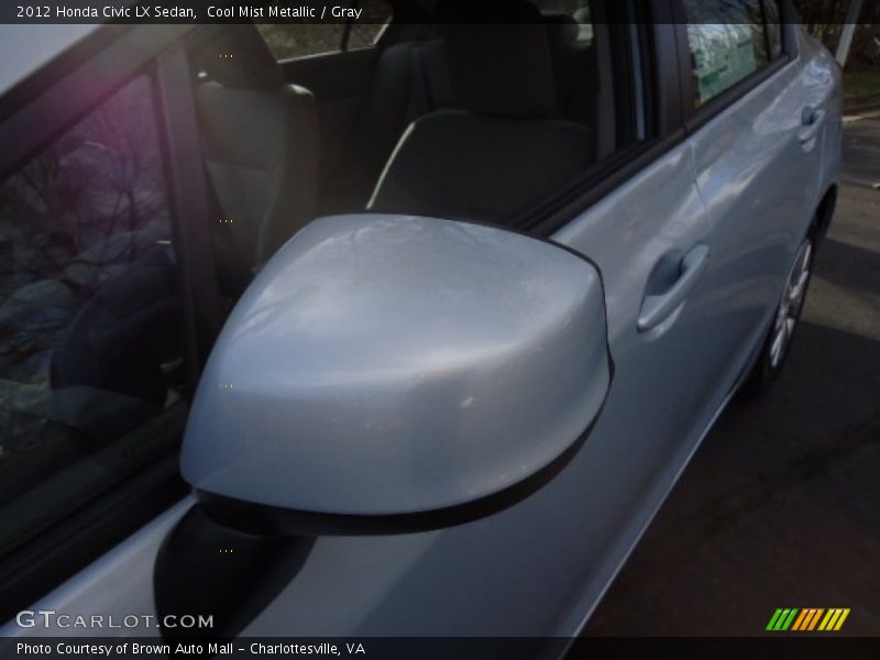 Cool Mist Metallic / Gray 2012 Honda Civic LX Sedan