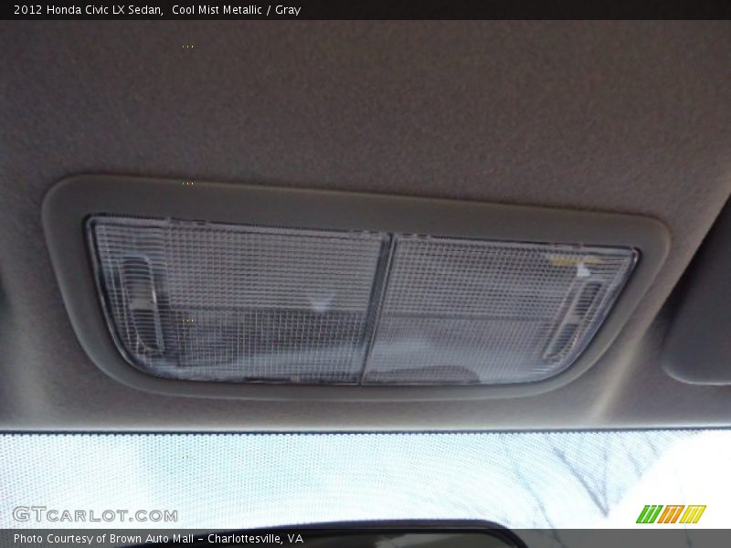 Cool Mist Metallic / Gray 2012 Honda Civic LX Sedan