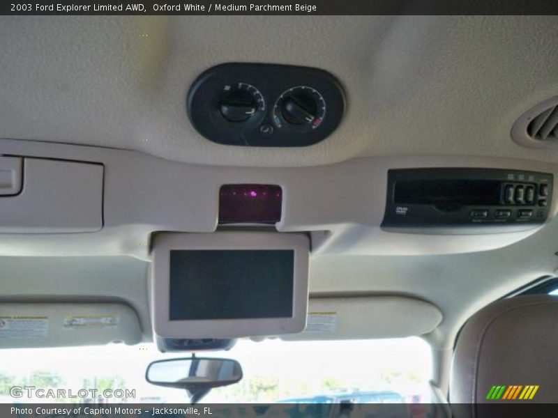 Controls of 2003 Explorer Limited AWD