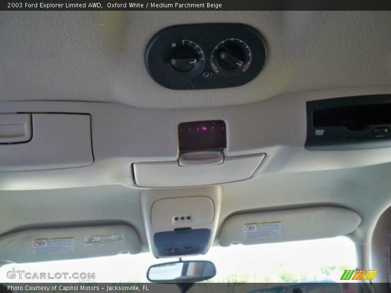 Oxford White / Medium Parchment Beige 2003 Ford Explorer Limited AWD