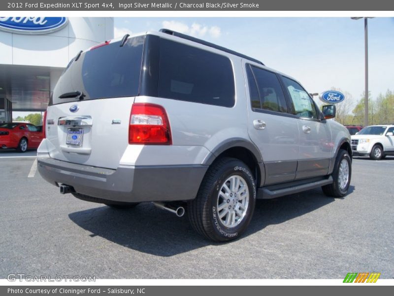 Ingot Silver Metallic / Charcoal Black/Silver Smoke 2012 Ford Expedition XLT Sport 4x4
