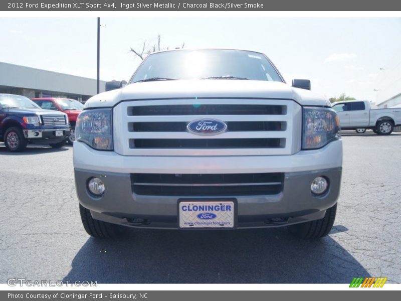 Ingot Silver Metallic / Charcoal Black/Silver Smoke 2012 Ford Expedition XLT Sport 4x4