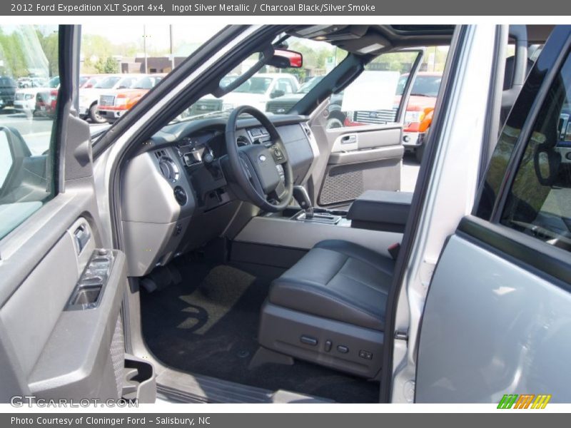 Ingot Silver Metallic / Charcoal Black/Silver Smoke 2012 Ford Expedition XLT Sport 4x4