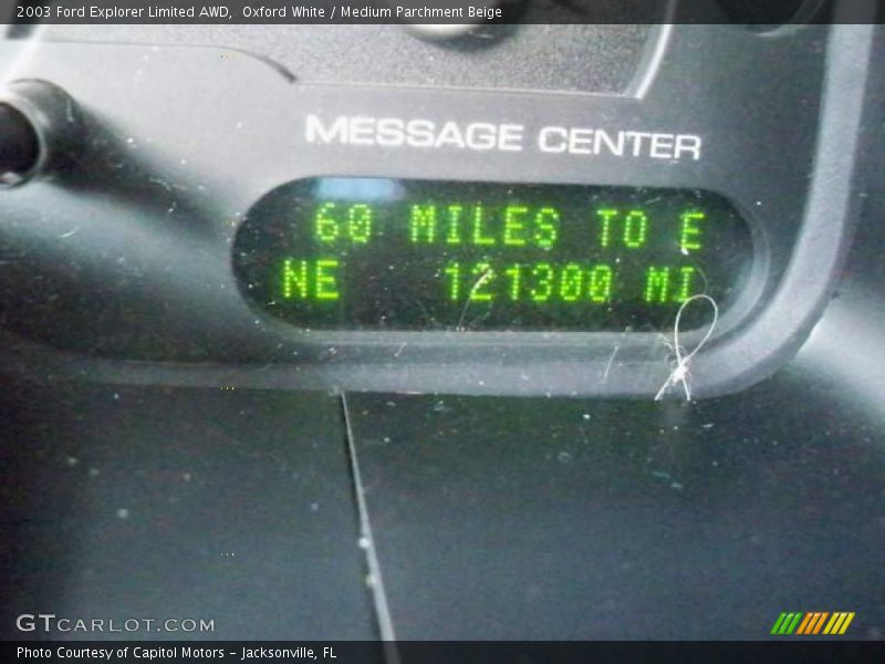 Oxford White / Medium Parchment Beige 2003 Ford Explorer Limited AWD