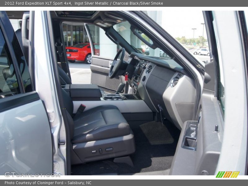 Ingot Silver Metallic / Charcoal Black/Silver Smoke 2012 Ford Expedition XLT Sport 4x4
