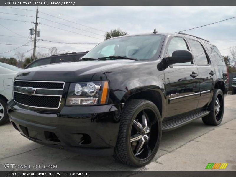 Black / Ebony 2008 Chevrolet Tahoe LS