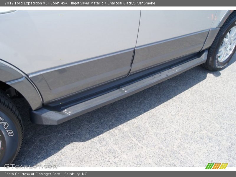 Ingot Silver Metallic / Charcoal Black/Silver Smoke 2012 Ford Expedition XLT Sport 4x4