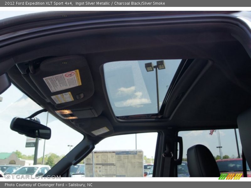 Ingot Silver Metallic / Charcoal Black/Silver Smoke 2012 Ford Expedition XLT Sport 4x4