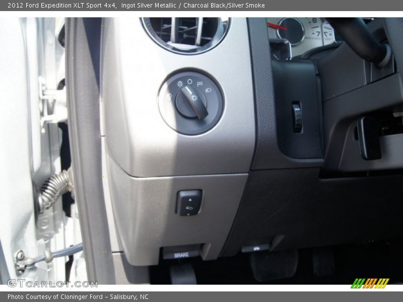 Ingot Silver Metallic / Charcoal Black/Silver Smoke 2012 Ford Expedition XLT Sport 4x4