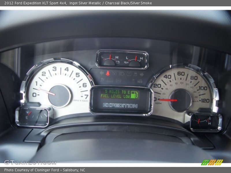 Ingot Silver Metallic / Charcoal Black/Silver Smoke 2012 Ford Expedition XLT Sport 4x4