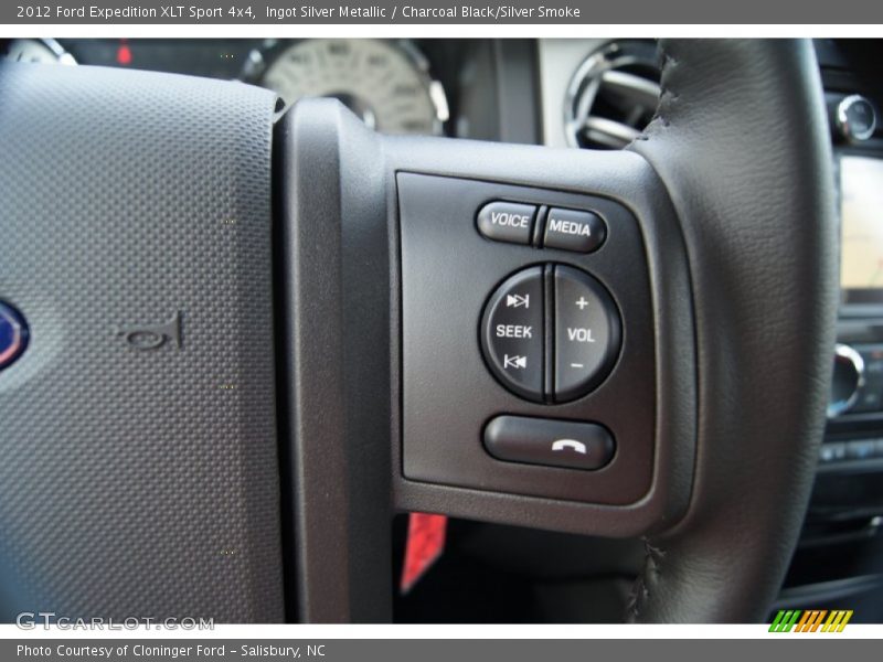 Ingot Silver Metallic / Charcoal Black/Silver Smoke 2012 Ford Expedition XLT Sport 4x4