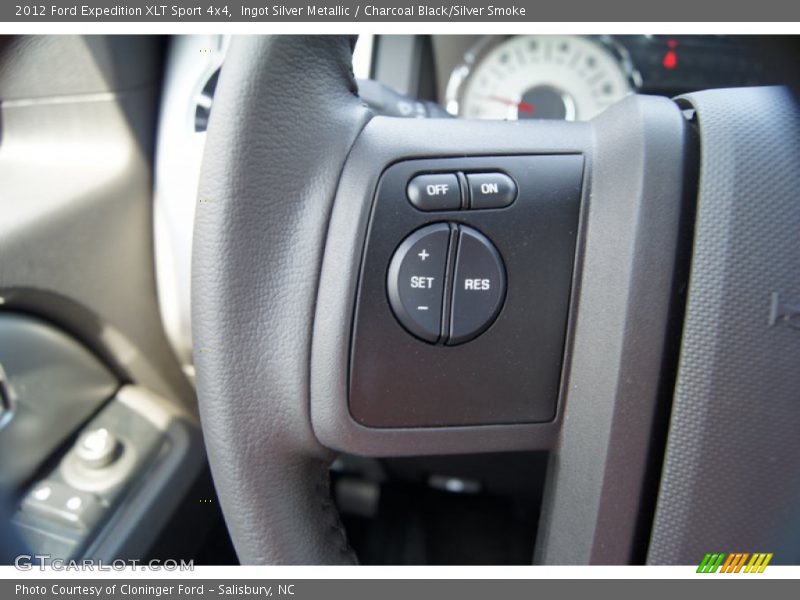 Ingot Silver Metallic / Charcoal Black/Silver Smoke 2012 Ford Expedition XLT Sport 4x4