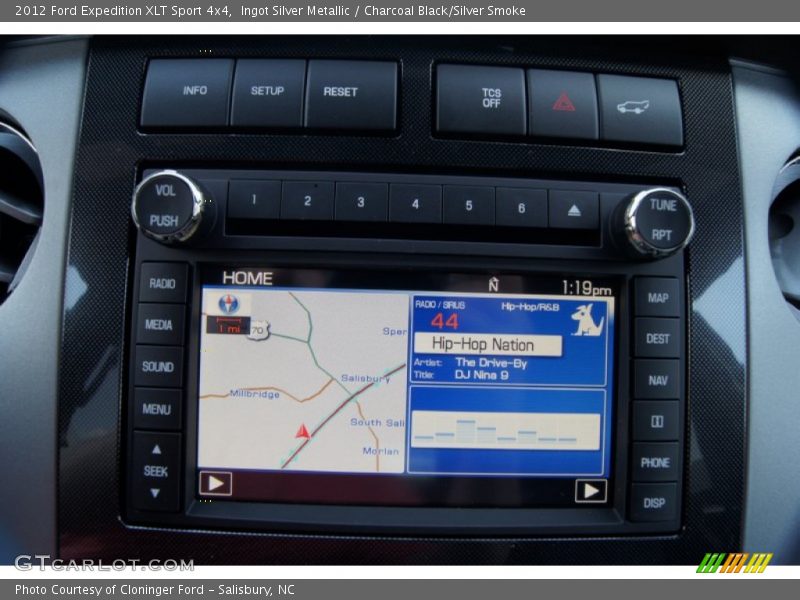 Ingot Silver Metallic / Charcoal Black/Silver Smoke 2012 Ford Expedition XLT Sport 4x4