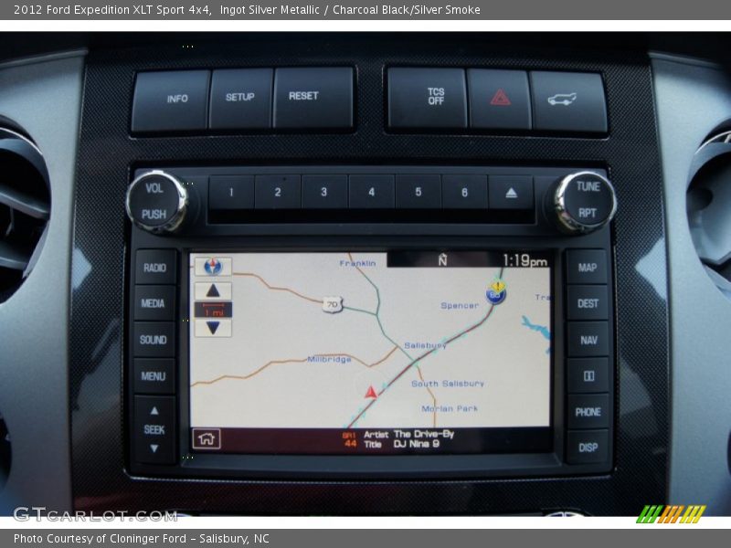 Ingot Silver Metallic / Charcoal Black/Silver Smoke 2012 Ford Expedition XLT Sport 4x4