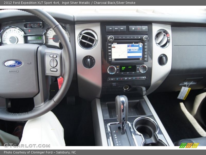 Ingot Silver Metallic / Charcoal Black/Silver Smoke 2012 Ford Expedition XLT Sport 4x4