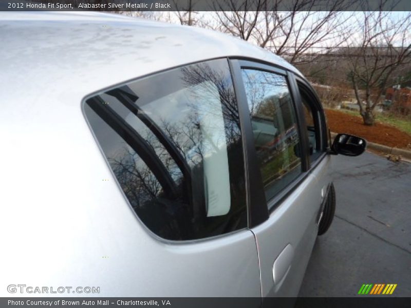 Alabaster Silver Metallic / Black 2012 Honda Fit Sport