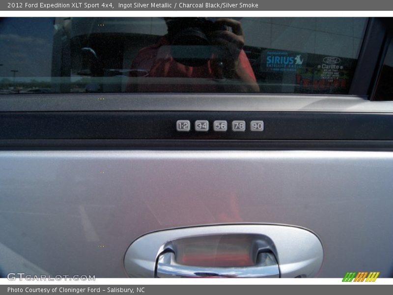 Ingot Silver Metallic / Charcoal Black/Silver Smoke 2012 Ford Expedition XLT Sport 4x4