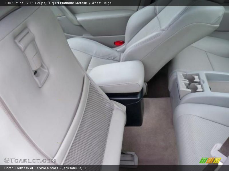 Liquid Platinum Metallic / Wheat Beige 2007 Infiniti G 35 Coupe
