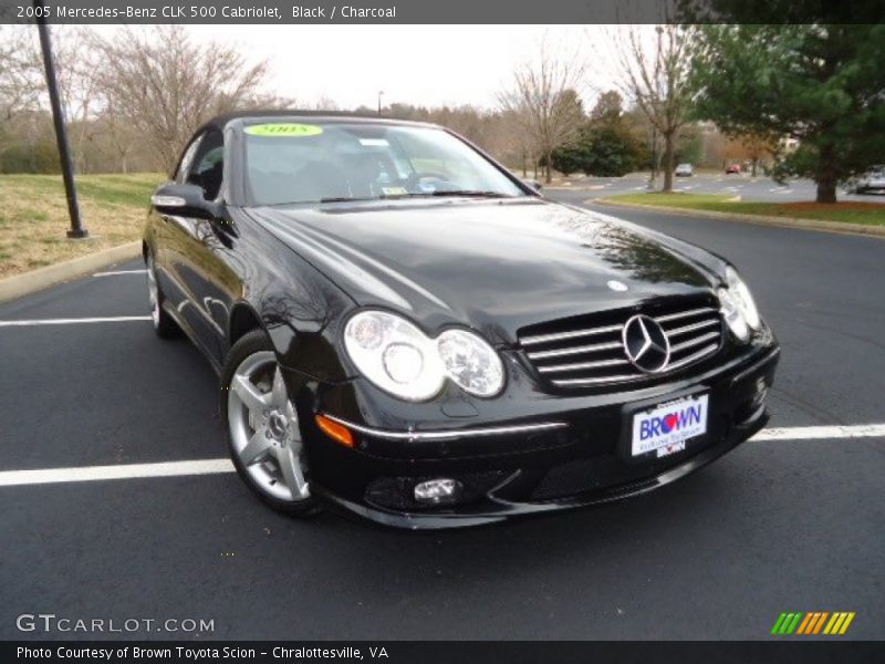 Black / Charcoal 2005 Mercedes-Benz CLK 500 Cabriolet