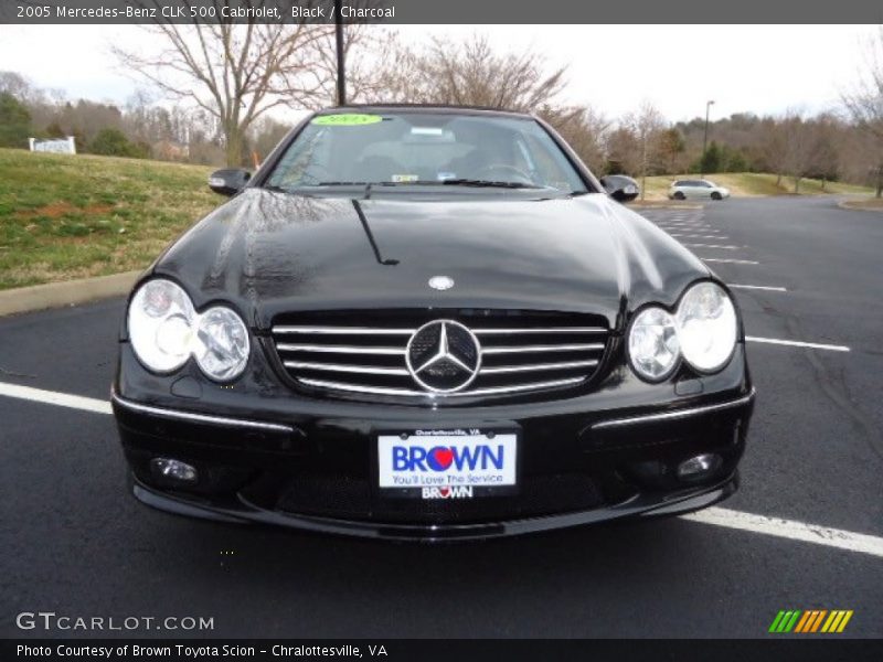 Black / Charcoal 2005 Mercedes-Benz CLK 500 Cabriolet