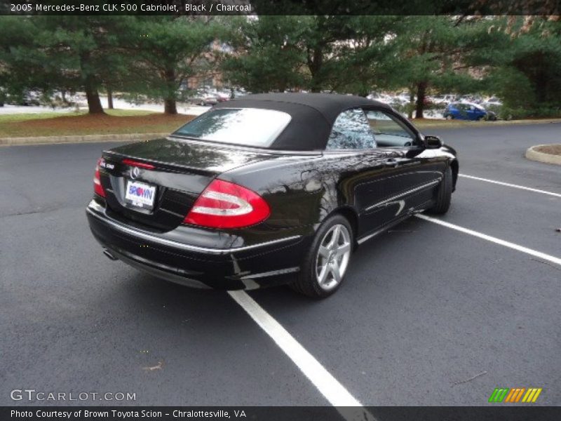 Black / Charcoal 2005 Mercedes-Benz CLK 500 Cabriolet