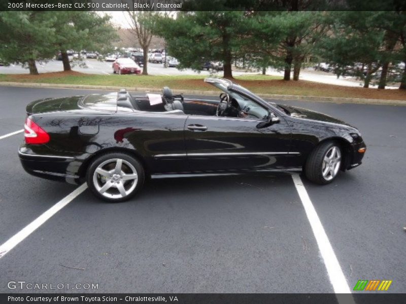 Black / Charcoal 2005 Mercedes-Benz CLK 500 Cabriolet
