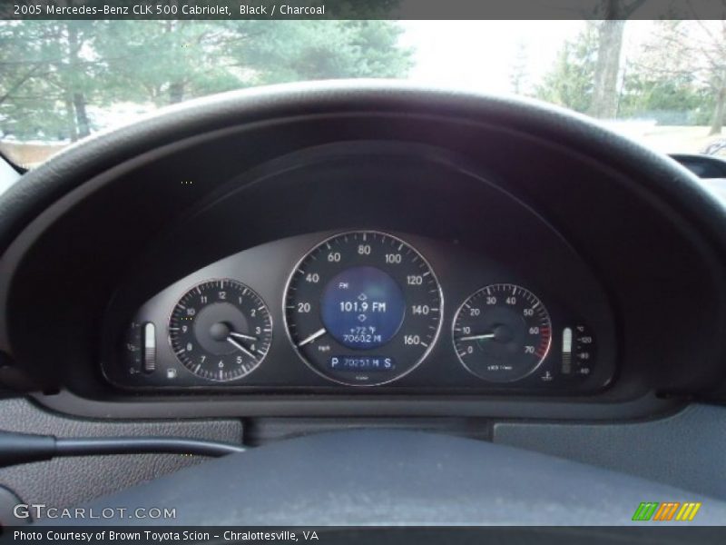  2005 CLK 500 Cabriolet 500 Cabriolet Gauges