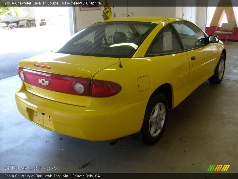 Rally Yellow / Graphite 2004 Chevrolet Cavalier Coupe