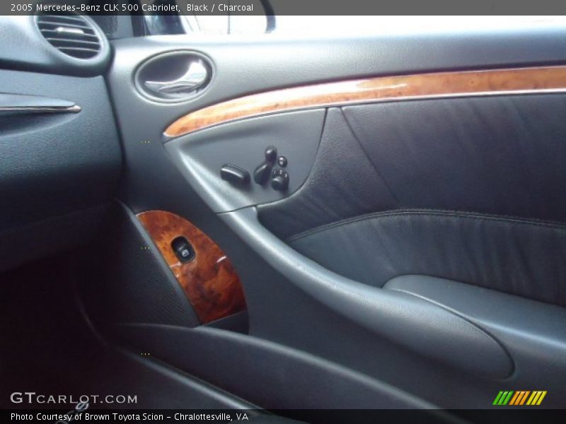 Black / Charcoal 2005 Mercedes-Benz CLK 500 Cabriolet