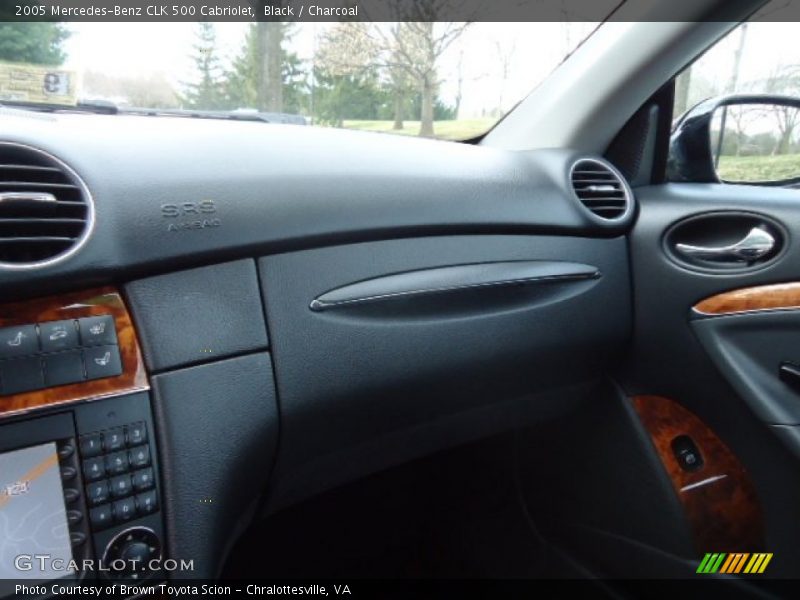 Black / Charcoal 2005 Mercedes-Benz CLK 500 Cabriolet