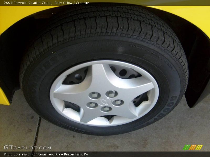 Rally Yellow / Graphite 2004 Chevrolet Cavalier Coupe