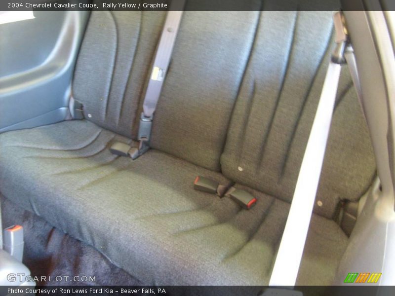 Rally Yellow / Graphite 2004 Chevrolet Cavalier Coupe