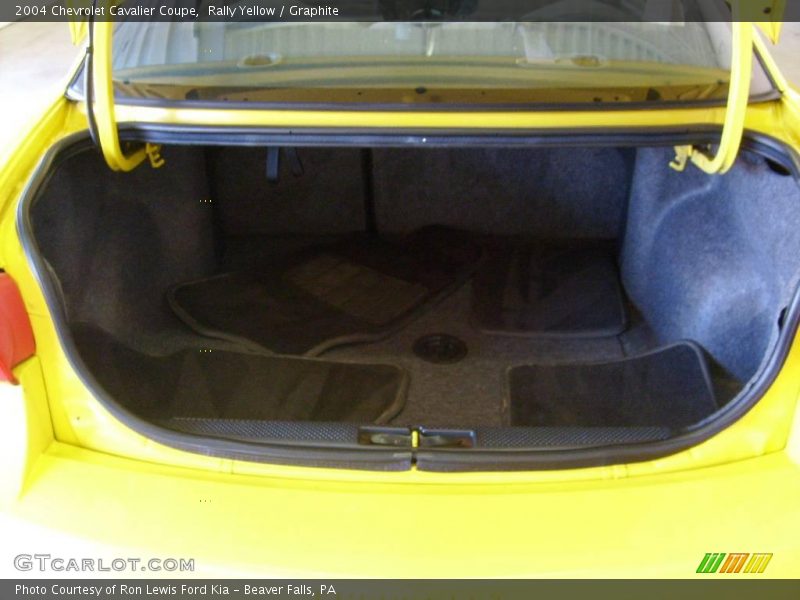 Rally Yellow / Graphite 2004 Chevrolet Cavalier Coupe