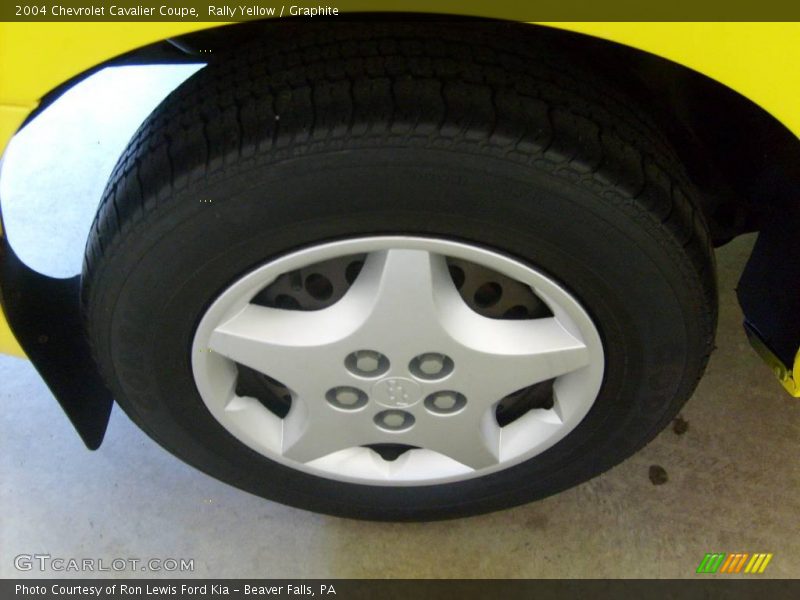 Rally Yellow / Graphite 2004 Chevrolet Cavalier Coupe