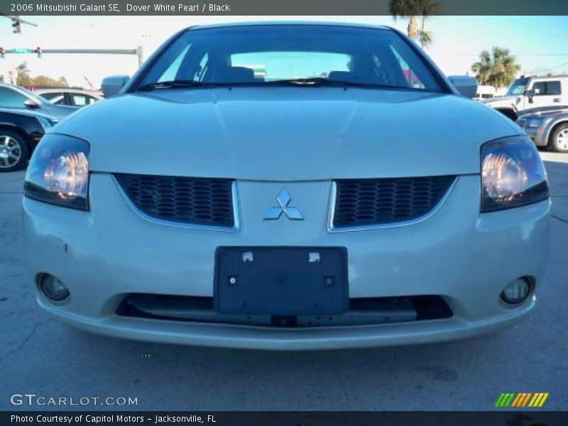 Dover White Pearl / Black 2006 Mitsubishi Galant SE