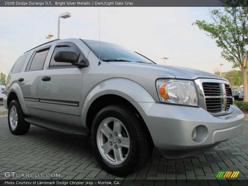 Bright Silver Metallic / Dark/Light Slate Gray 2008 Dodge Durango SLT