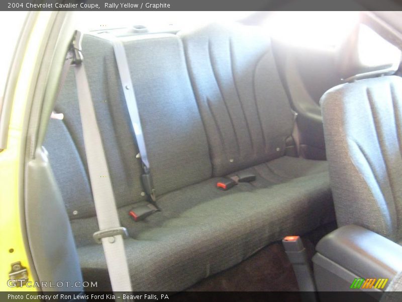Rally Yellow / Graphite 2004 Chevrolet Cavalier Coupe