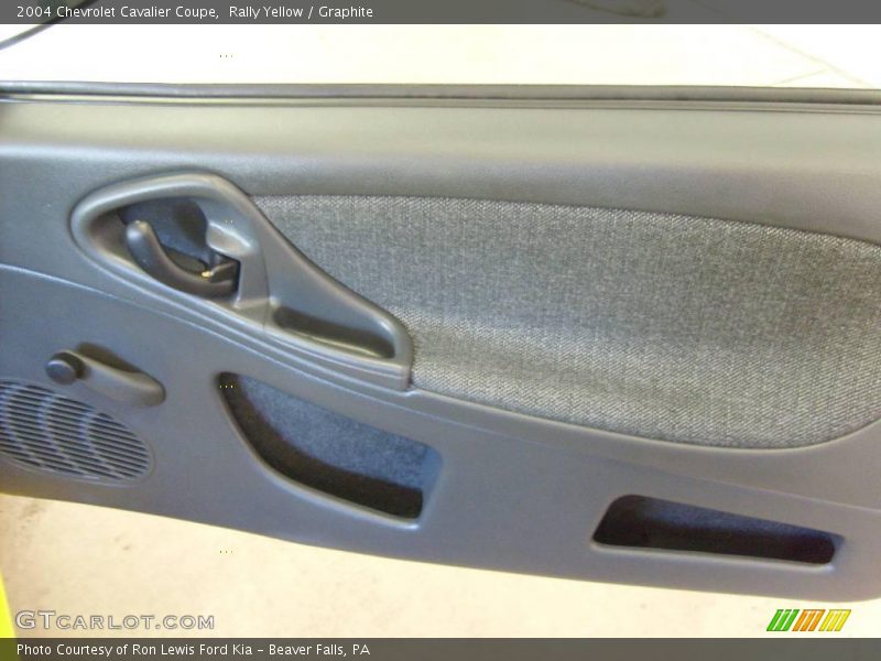 Rally Yellow / Graphite 2004 Chevrolet Cavalier Coupe